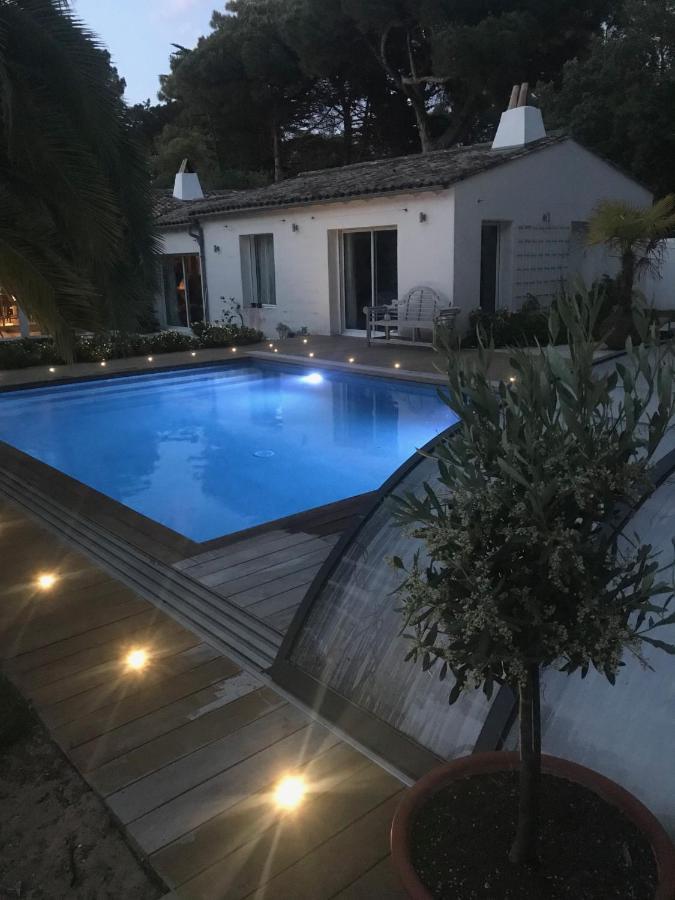 La Maison De La Dune - Chambres Climatisees - Jacuzzi 1Ere Seance Offerte - Piscine Chauffee Avec Abri Amovible - Plage Situee A 200M, Acces Direct Par Le Bois La Couarde-sur-Mer Ngoại thất bức ảnh